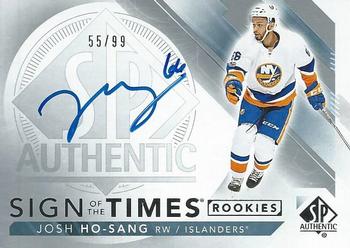 2017-18 SP Authentic - Sign of the Times Rookies #SOTR-JS Josh Ho-Sang Front