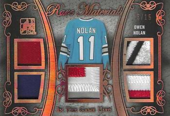 2017-18 Leaf In The Game Used - Rare Materials #RM-21 Owen Nolan Front
