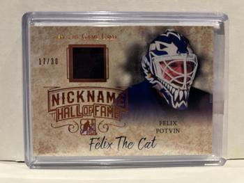 2017-18 Leaf In The Game Used - The Nickname Hall of Fame #NHF-15 Felix Potvin Front