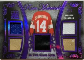 2017-18 Leaf In The Game Used - Rare Materials Purple #RM-02 Brendan Shanahan Front