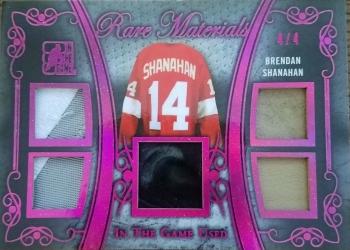 2017-18 Leaf In The Game Used - Rare Materials Magenta #RM-02 Brendan Shanahan Front