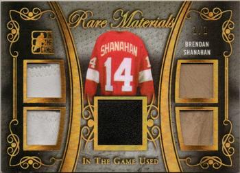 2017-18 Leaf In The Game Used - Rare Materials Gold #RM-02 Brendan Shanahan Front