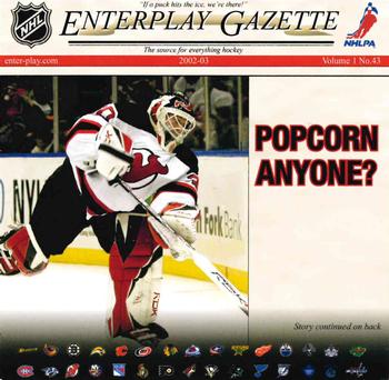 2007-08 Enterplay Fun Pak Player Standees - Headlines #43 Popcorn Anyone? Front