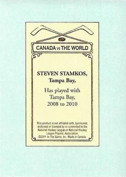2011-12 In The Game Canada vs. The World - 100 Years of Hockey Card Collecting #24 Steven Stamkos Back