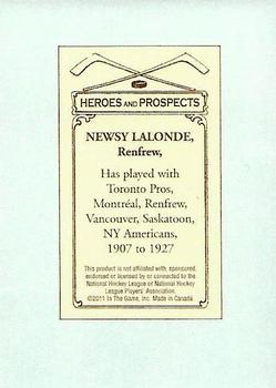 2010-11 In The Game Heroes and Prospects - 100 Years of Hockey Card Collecting #36 Newsy Lalonde Back