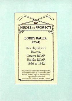 2010-11 In The Game Heroes and Prospects - 100 Years of Hockey Card Collecting #43 Bobby Bauer Back