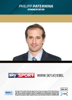 2016 Erste Bank Liga Serie 1 #194 Philipp Paternina Back