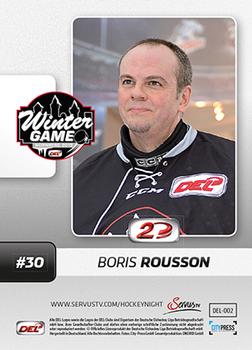 2013-14 Playercards Inside (DEL) #2 Boris Rousson Back