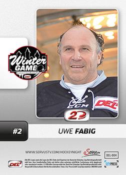 2013-14 Playercards Inside (DEL) #4 Uwe Fabig Back
