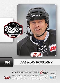 2013-14 Playercards Inside (DEL) #5 Andreas Pokorny Back