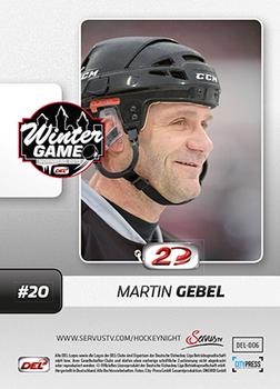 2013-14 Playercards Inside (DEL) #6 Martin Gebel Back