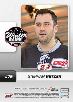 2013-14 Playercards Inside (DEL) #8 Stephan Retzer Back