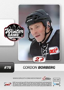 2013-14 Playercards Inside (DEL) #9 Gordon Borberg Back