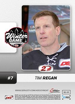 2013-14 Playercards Inside (DEL) #11 Tim Regan Back
