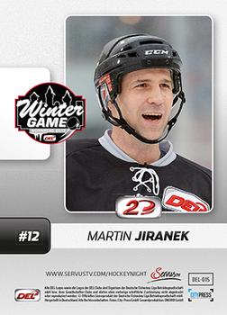 2013-14 Playercards Inside (DEL) #15 Martin Jiranek Back