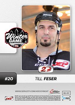 2013-14 Playercards Inside (DEL) #17 Till Feser Back
