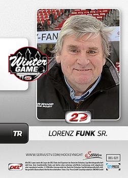 2013-14 Playercards Inside (DEL) #21 Lorenz Funk Back