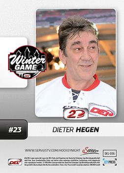 2013-14 Playercards Inside (DEL) #36 Dieter Hegen Back