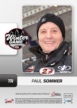 2013-14 Playercards Inside (DEL) #40 Paul Sommer Back