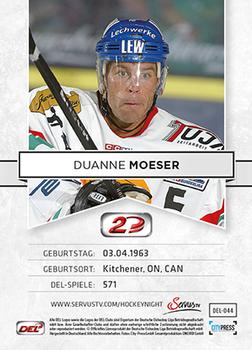 2013-14 Playercards Inside (DEL) #44 Duane Moeser Back
