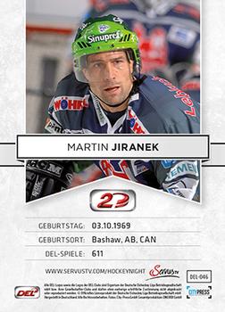 2013-14 Playercards Inside (DEL) #46 Martin Jiranek Back