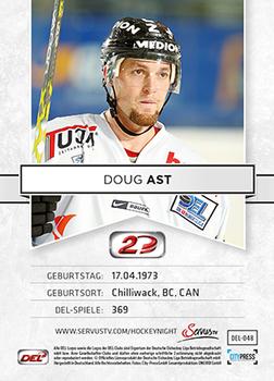 2013-14 Playercards Inside (DEL) #48 Doug Ast Back