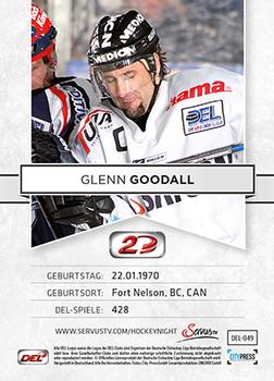 2013-14 Playercards Inside (DEL) #49 Glenn Goodall Back