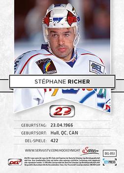 2013-14 Playercards Inside (DEL) #53 Stephane Richer Back