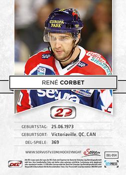 2013-14 Playercards Inside (DEL) #54 Rene Corbet Back