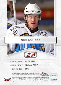 2013-14 Playercards Inside (DEL) #56 Niklas Hede Back