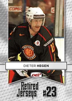 2013-14 Playercards Inside (DEL) #58 Dieter Hegen Front