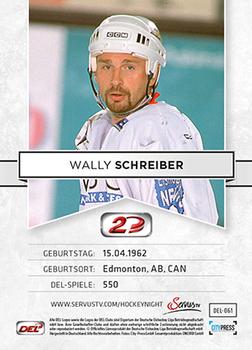 2013-14 Playercards Inside (DEL) #61 Wally Schreiber Back