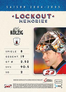 2013-14 Playercards Inside (DEL) #79 Olaf Kolzig Back