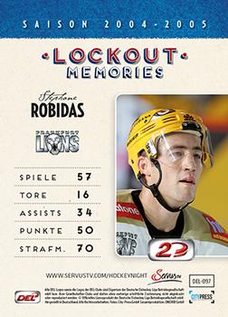 2013-14 Playercards Inside (DEL) #97 Stephane Robidas Back
