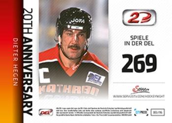 2013-14 Playercards Inside (DEL) #116 Dieter Hegen Back