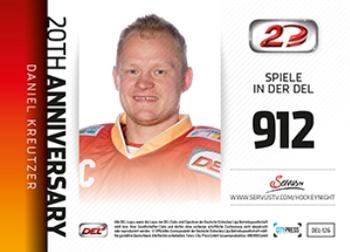 2013-14 Playercards Inside (DEL) #126 Daniel Kreutzer Back