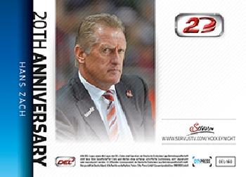 2013-14 Playercards Inside (DEL) #160 Hans Zach Back