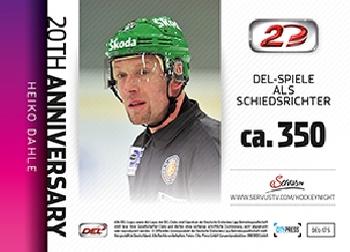 2013-14 Playercards Inside (DEL) #175 Heiko Dahle Back