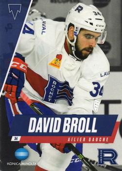 2017-18 Konica Minolta Laval Rocket (AHL) #2 David Broll Front