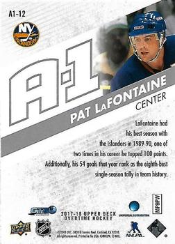 2017-18 Upper Deck Overtime - A-1 #A1-12 Pat LaFontaine Back