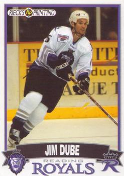 2002-03 Rieck's Printing Reading Royals (ECHL) #NNO Jim Dube Front