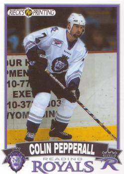 2002-03 Rieck's Printing Reading Royals (ECHL) #NNO Colin Pepperall Front