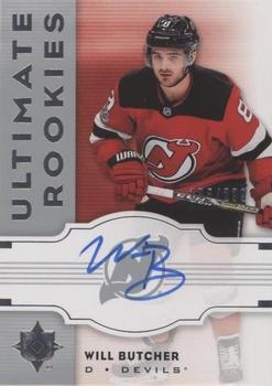 2017-18 Upper Deck Ultimate Collection - 2007-08 Retro Rookie Auto #RRA-WB Will Butcher Front