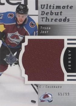 2017-18 Upper Deck Ultimate Collection - 2007-08 Retro Debut Threads #RDT-TJ Tyson Jost Front