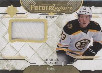 2017-18 Upper Deck Ultimate Collection - Future Legacy Jersey #FL-CM Charlie McAvoy Front