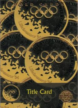 1994-95 Leaf Elit Set (Swedish) - Gold #1 Title Card Front