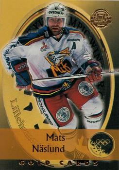 1994-95 Leaf Elit Set (Swedish) - Gold #14 Mats Naslund Front