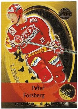 1994-95 Leaf Elit Set (Swedish) - Gold #19 Peter Forsberg Front