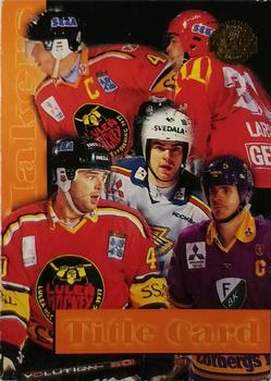 1994-95 Leaf Elit Set (Swedish) - Playmakers #1 Title Card Front