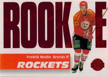 1994-95 Leaf Elit Set (Swedish) - Rookie Rockets #1 Fredrik Modin Front